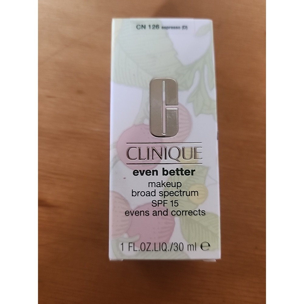 Clinique Even Better Makeup Broad Spectrum SPF 15 CN 126 espresso 1oz Foundation